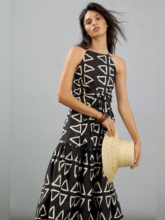 Corey Lynn Calter Dresses & Skirts - Corey Lynn Calter Keyanna Maxi Dress, black/white geometric triangles. Size S